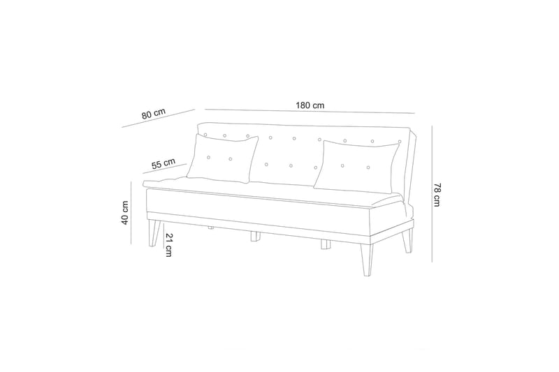 Fuoco Sofagruppe - Mørkegrå - Møbler - Sofaer - Sofagrupper