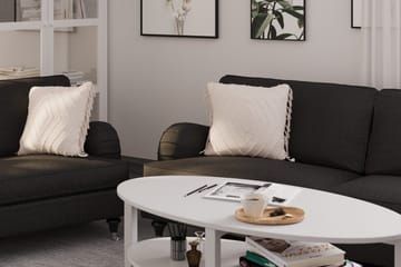 Howard Classic Sofagruppe 3-seters + 2-seters Sofa + Lenestol i Stoff - Mørk grå - Møbler - Sofaer - Sofagrupper - Howard sofagruppe