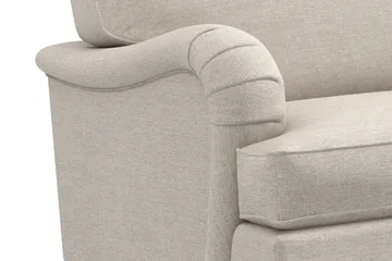 Howard Classic Sofagruppe 3-seters + 2-seters Sofa + Lenestol + Fotskammel i Stoff - Beige - Møbler - Sofaer - Sofagrupper - Howard sofagruppe
