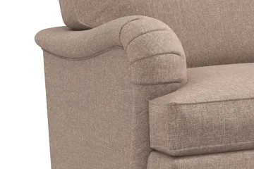 Howard Classic Sofagruppe 3-seters + 2-seters Sofa + Lenestol + Fotskammel i Stoff - Mørk beige - Møbler - Sofaer - Sofagrupper - Howard sofagruppe
