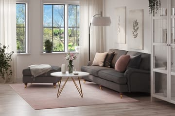 Howard Lyx 4-seters Stoffsofa + Fotskammel - Mørk grå - Møbler - Sofaer - Sofagrupper - Howard sofagruppe
