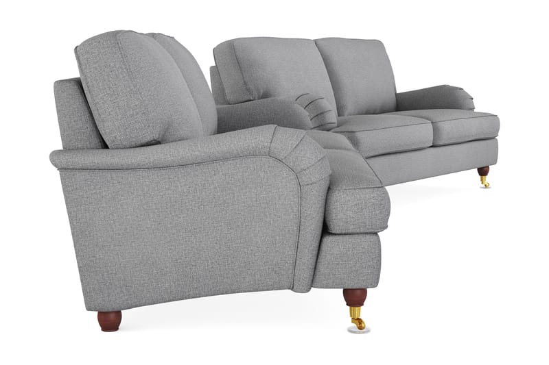 Howard Lyx Sofagruppe 3-seters + 2-seters Stoffsofa - Lys grå - Møbler - Sofaer - Sofagrupper - Howard sofagruppe