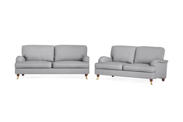 Howard Lyx Sofagruppe 3-seters + 2-seters Stoffsofa - Lys grå - Møbler - Sofaer - Sofagrupper - Howard sofagruppe