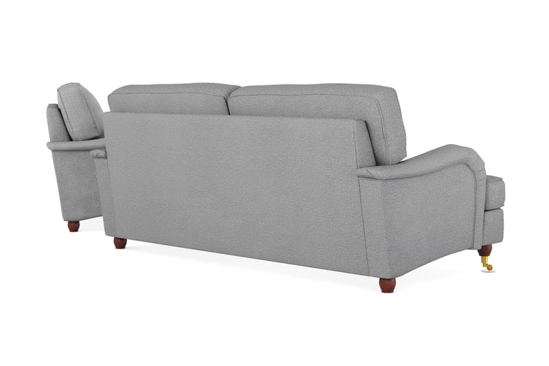 Howard Lyx Sofagruppe 3-seters + 2-seters Stoffsofa - Lys grå - Møbler - Sofaer - Sofagrupper - Howard sofagruppe