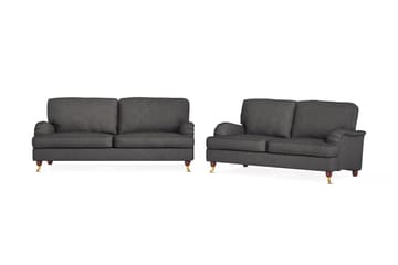 Howard Lyx Sofagruppe 3-seters + 2-seters Stoffsofa - Mørk grå - Møbler - Sofaer - Sofagrupper - Howard sofagruppe