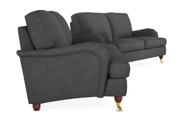 Howard Lyx Sofagruppe 3-seters + 2-seters Stoffsofa - Mørk grå - Møbler - Sofaer - Sofagrupper - Howard sofagruppe