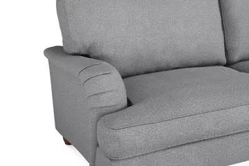 Howard Lyx Sofagruppe 3-seters + 2-seters Sofa + Lenestol i Stoff - Lys grå - Møbler - Sofaer - Sofagrupper - Sofagruppe 3 2 1