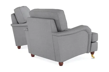 Howard Lyx Sofagruppe 3-seters Sofa + Lenestol i Stoff - Lys grå - Møbler - Sofaer - Sofagrupper - Howard sofagruppe