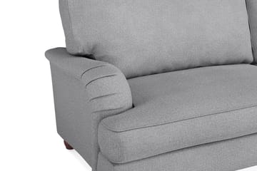 Howard Lyx Sofagruppe 4-seters + 3-seters Sofa + Divanstol i Stoff - Lys grå - Møbler - Sofaer - Sofagrupper - Howard sofagruppe