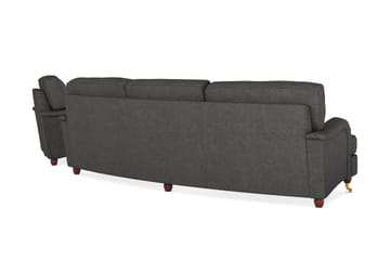 Howard Lyx Sofagruppe 4-seters Svingt Sofa + Divanstol i Stoff - Mørk grå - Møbler - Sofaer - Sofagrupper - Howard sofagruppe