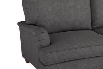 Howard Lyx Sofagruppe 4-seters Svingt Sofa + Divanstol i Stoff - Mørk grå - Møbler - Sofaer - Sofagrupper - Howard sofagruppe