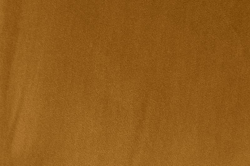 Howard Riviera Sofagruppe Svingt 3-seters + 2-seters Sofa + Lenestol + Fotskammel i Fløyel - Mørk gul - Møbler - Sofaer - Sofagrupper - Howard sofagruppe