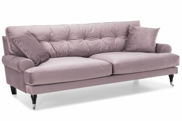 Andrew 3-seters Fløyelssofa - Lilla - Møbler - Sofaer - Sofagrupper - Howard sofagruppe