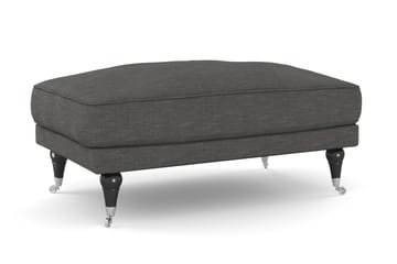 Andrew Sofagruppe 2-seter Sofa + Lenestol + Fotskammel i Stoff - Mørk grå - Møbler - Sofaer - Sofagrupper - Howard sofagruppe