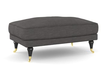 Andrew Sofagruppe 2-seter Sofa + Lenestol + Fotskammel i Stoff - Mørk grå - Møbler - Sofaer - Sofagrupper - Howard sofagruppe