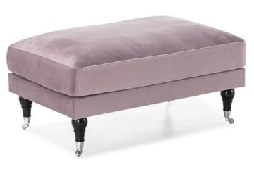 Andrew Sofagruppe 3-seter + 2-seter Sofa + Lenestol + Fotskammel i Fløyel - Lilla - Møbler - Sofaer - Sofagrupper - Howard sofagruppe