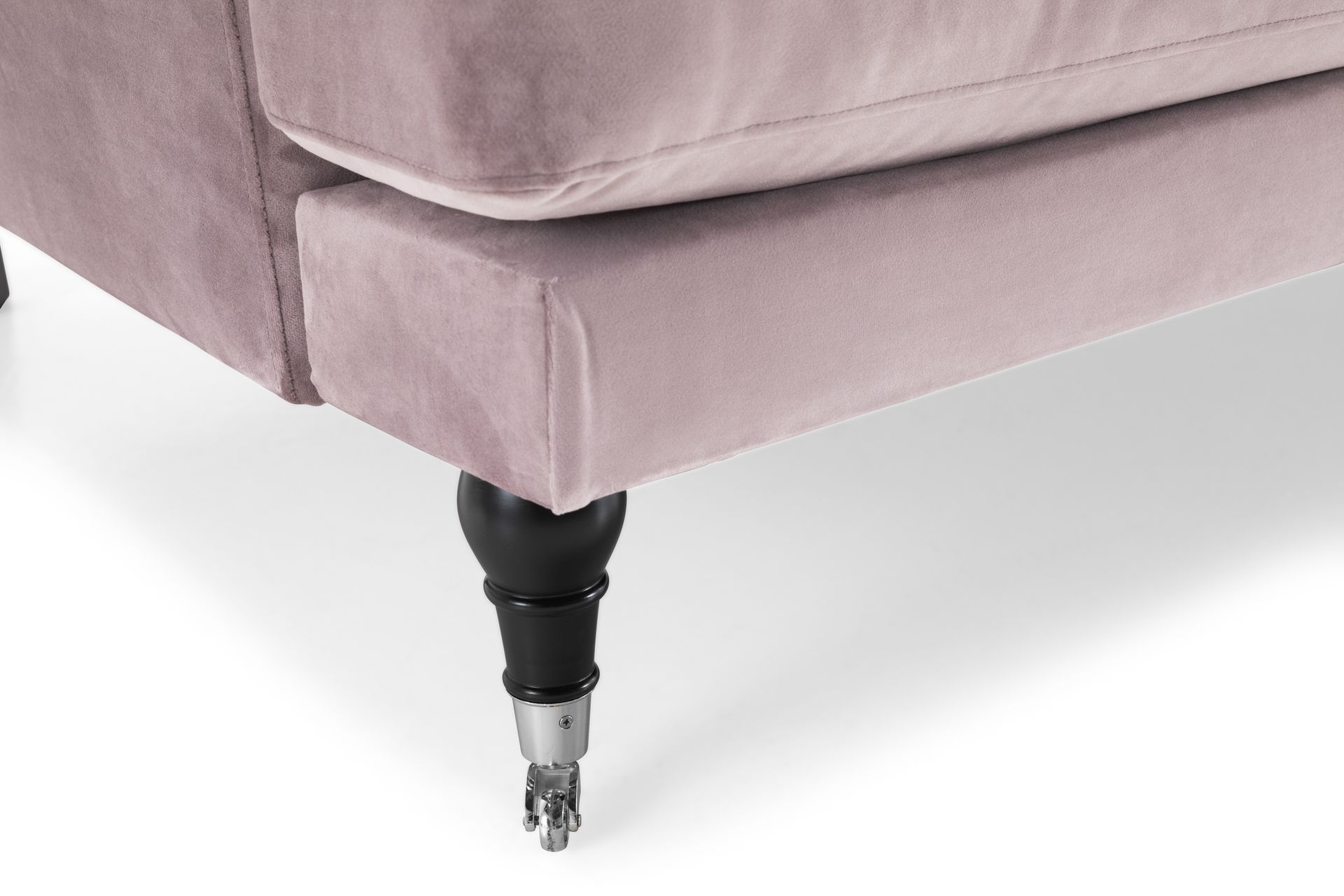 Andrew Sofagruppe 3-seter + 2-seter Sofa + Lenestol + Fotskammel i Fløyel - Lilla - Møbler - Sofaer - Sofagrupper - Howard sofagruppe