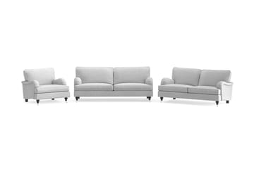 Howard Classic Sofagruppe 3-seters + 2-seters Sofa + Lenestol i Stoff