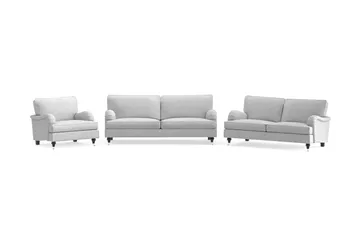 Howard Classic Sofagruppe 3-seters + 2-seters Sofa + Lenestol i Stoff