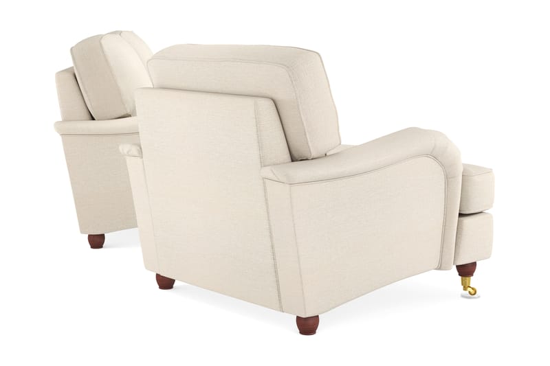 Howard Lyx Sofagruppe 3-seters Sofa + Lenestol i Stoff - Beige - Møbler - Sofaer - Sofagrupper - Howard sofagruppe