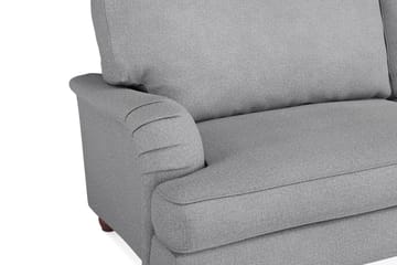 Howard Lyx Sofagruppe 4-seters + 3-seters Sofa + Divanstol i Stoff - Lys grå - Møbler - Sofaer - Sofagrupper - Howard sofagruppe