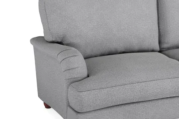 Howard Lyx Sofagruppe 4-seters Svingt Sofa + Divanstol i Stoff - Lys grå - Møbler - Sofaer - Sofagrupper - Howard sofagruppe
