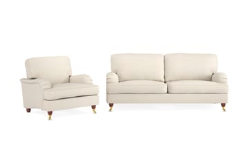 Sofa Oxford 3-seter med Lenestol Beige