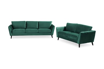 Trend Sofagruppe 3-seters + 2-seters Fløyelssofa