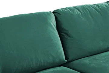 Trend Sofagruppe 3-seters + 2-seters Fløyelssofa - Grønn - Møbler - Sofaer - Sofagrupper - Howard sofagruppe