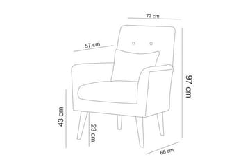 Interlaken Sofagruppe - Krem - Møbler - Sofaer - Sofagrupper
