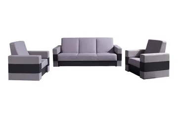 Lux Sofagruppe - Grå - Møbler - Sofaer - Sofagrupper