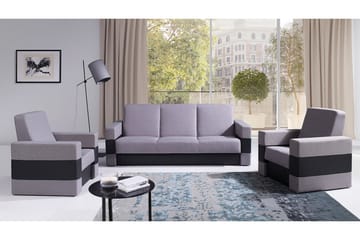 Lux Sofagruppe - Grå - Møbler - Sofaer - Sofagrupper
