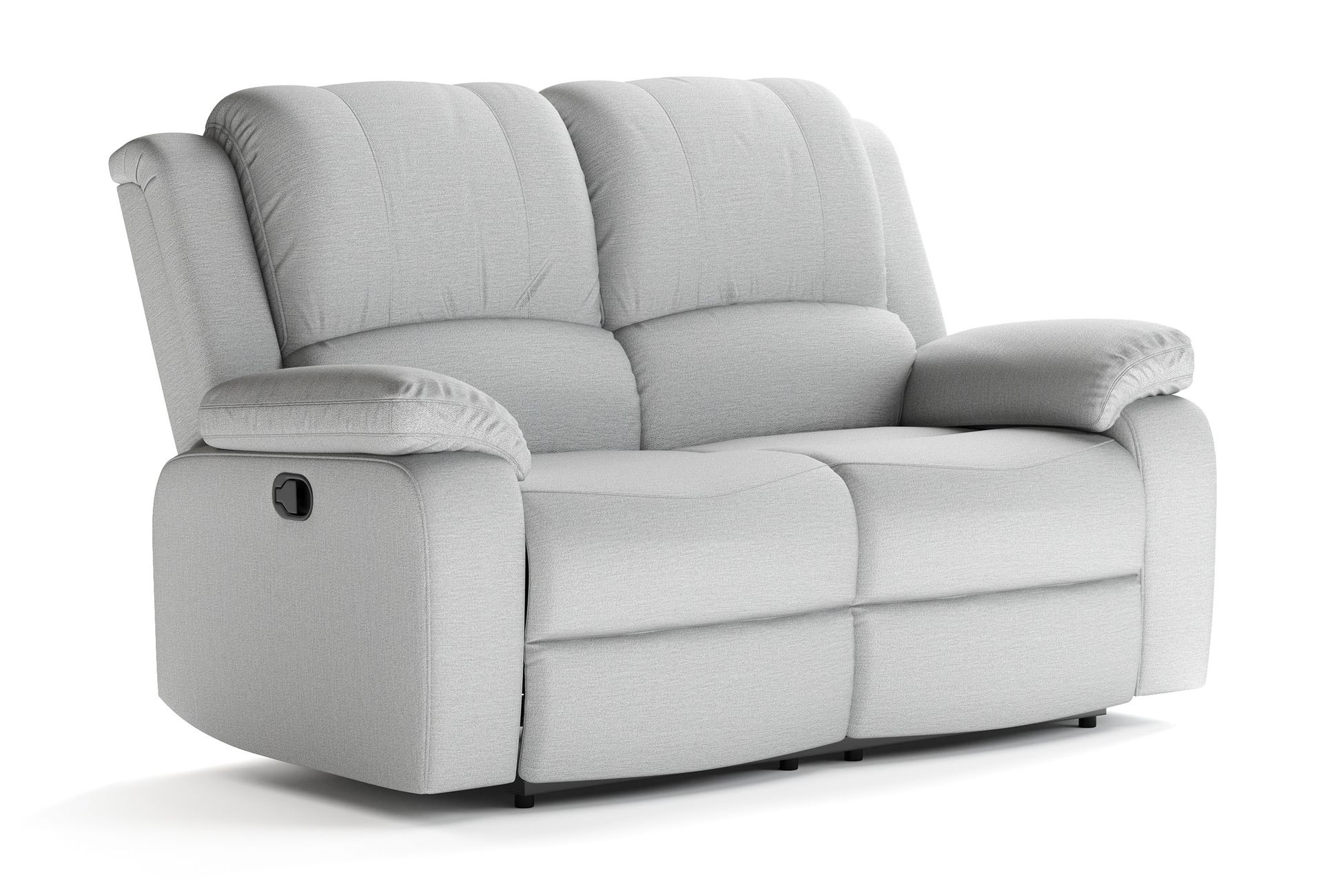 Navarro Sofagruppe Recliner 3+2+1 - Fällbar sofa lenestol - Kinosofa i Stoff - Grå - Møbler - Sofaer - Sofagrupper - Sofagruppe 3 2 1
