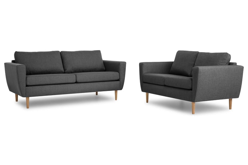 Nordic Sofagruppe 3-seter+2-seter - Mørkegrå - Møbler - Sofaer - Sofagrupper