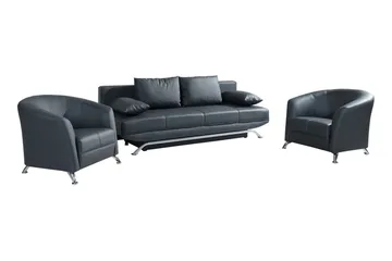 Oils Sofagruppe - Svart - Møbler - Sofaer - Sofagrupper