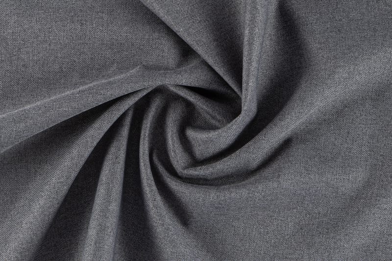 Peppe Sofagruppe 3-seter Vendbar L-formet Divansofa + Lenestol + Fotskammel i Stoff - Mørk grå - Møbler - Sofaer - Sofagrupper