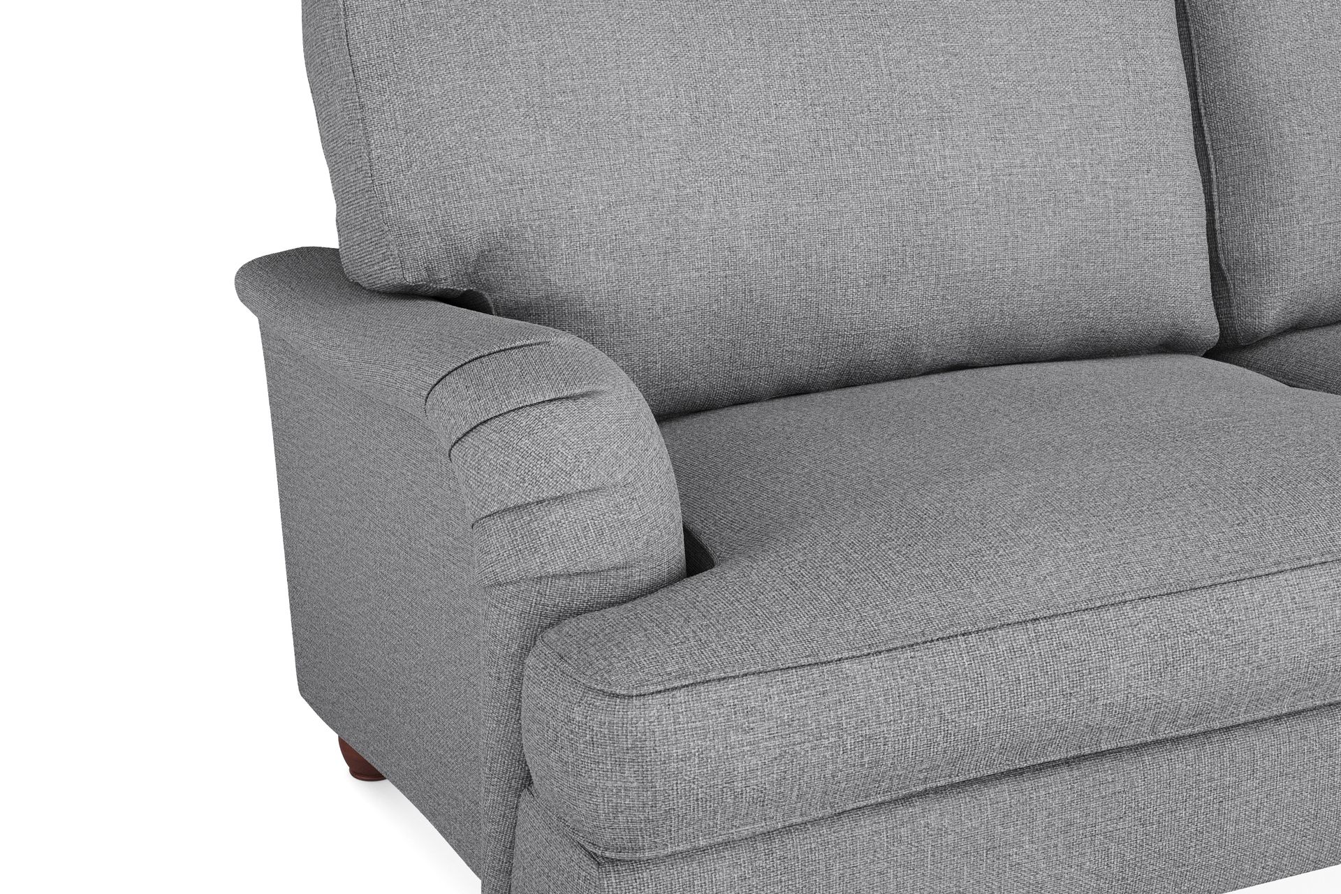 Howard Lyx Sofagruppe 3-seters + 2-seters Sofa + Lenestol i Stoff - Lys grå - Møbler - Sofaer - Sofagrupper - Howard sofagruppe