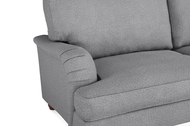 Howard Lyx Sofagruppe 3-seters + 2-seters Sofa + Lenestol i Stoff - Lys grå - Møbler - Sofaer - Sofagrupper - Howard sofagruppe