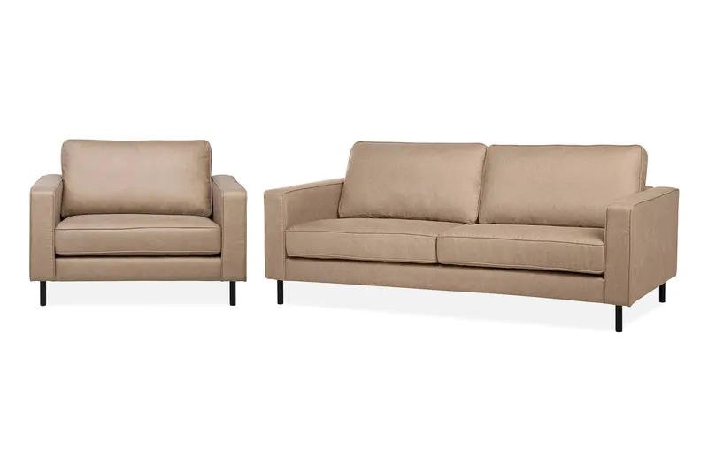 Sofagruppe 3-seter + lenestol Savalen, Beige
