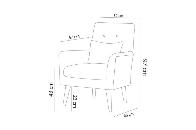 Sofagruppe Banize - Krem - Møbler - Sofaer - Sofagrupper