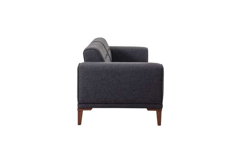 Sofagruppe Charlesbourg 3-seters Sofa + Lenestol - Antrasitt - Sofagrupper