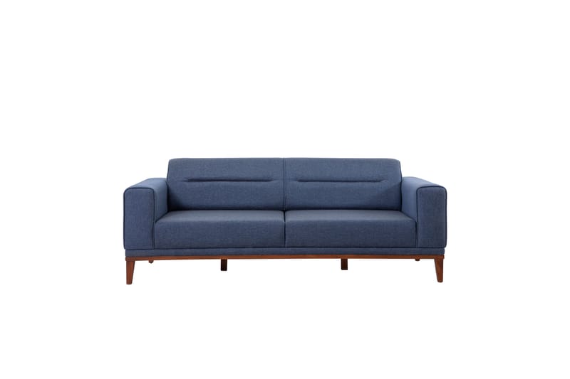 Sofagruppe Charlesbourg 3-seters Sofa + Lenestol - Mørkeblå - Sofagrupper