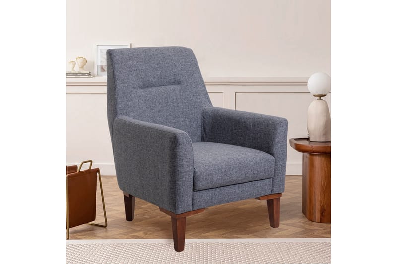 Sofagruppe Charlesbourg 3-seters Sofa + Lenestol - Mørkegrå - Møbler - Sofaer - Sofagrupper