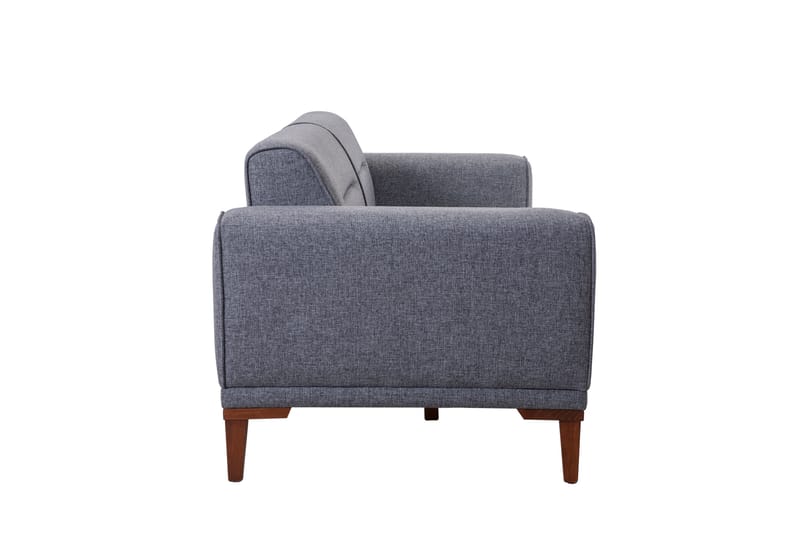 Sofagruppe Charlesbourg 3-seters Sofa + Lenestol - Mørkegrå - Møbler - Sofaer - Sofagrupper