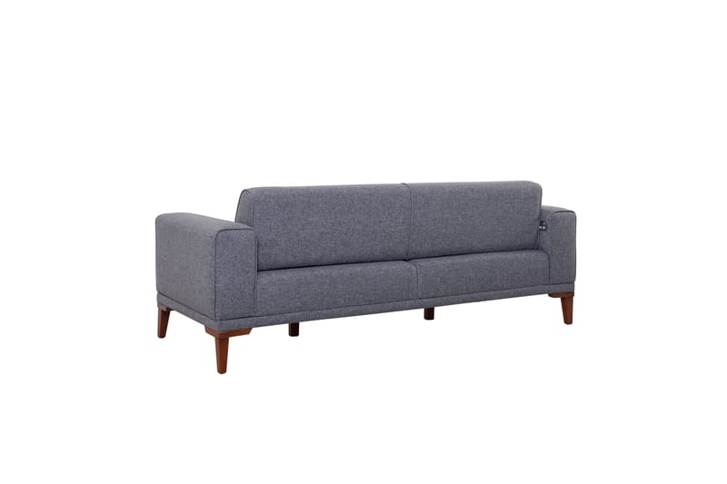 Sofagruppe Charlesbourg 3-seters Sofa + Lenestol - Mørkegrå - Sofagrupper