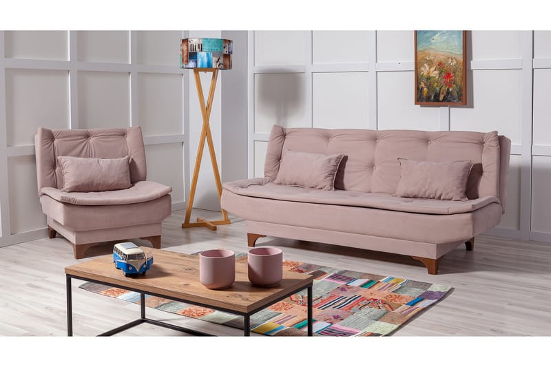Sofagruppe Manderville - Beige - Møbler - Sofaer - Sofagrupper