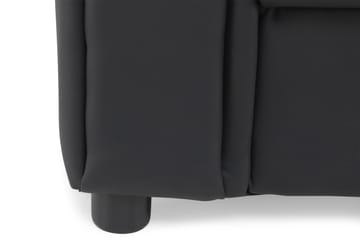 Sofagruppe Salvador 3-seter+2-seter Kunstlær - Svart - Møbler - Sofaer - Sofagrupper