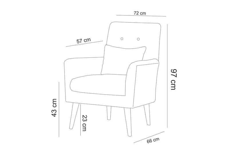 Sofagruppe Sanhaja - Krem - Sofagrupper