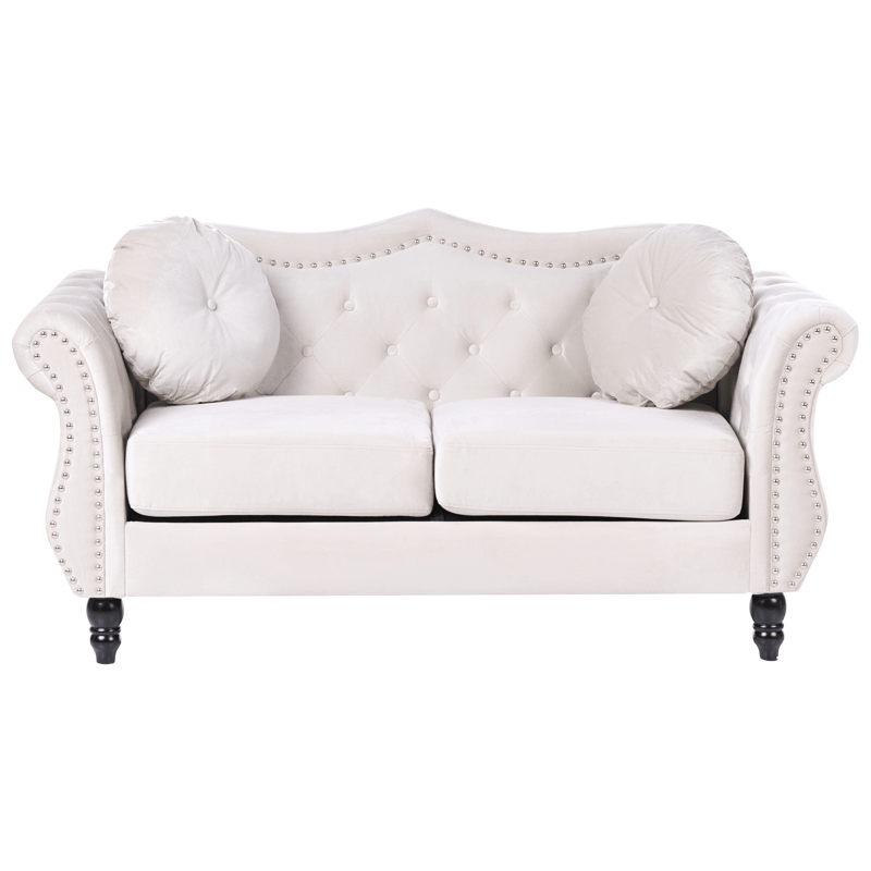 Sofagruppe Skien - Lys beige - Møbler - Sofaer - Sofagrupper - Chesterfield sofagruppe