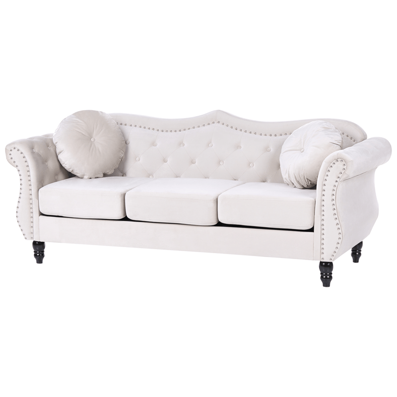 Sofagruppe Skien - Lys beige - Møbler - Sofaer - Sofagrupper - Chesterfield sofagruppe